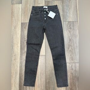 NWT Pistola Los Angeles women’s Aline high rise black skinny jeans size 26